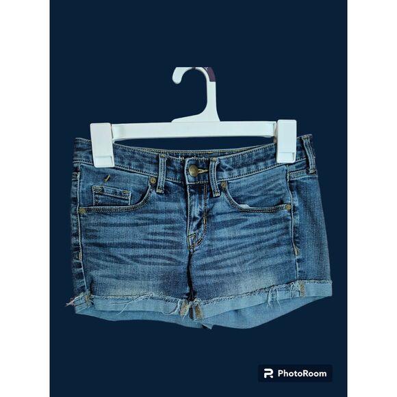 Mossimo Denim Mid Rise Midi Size 00/24 - Picture 1 of 2